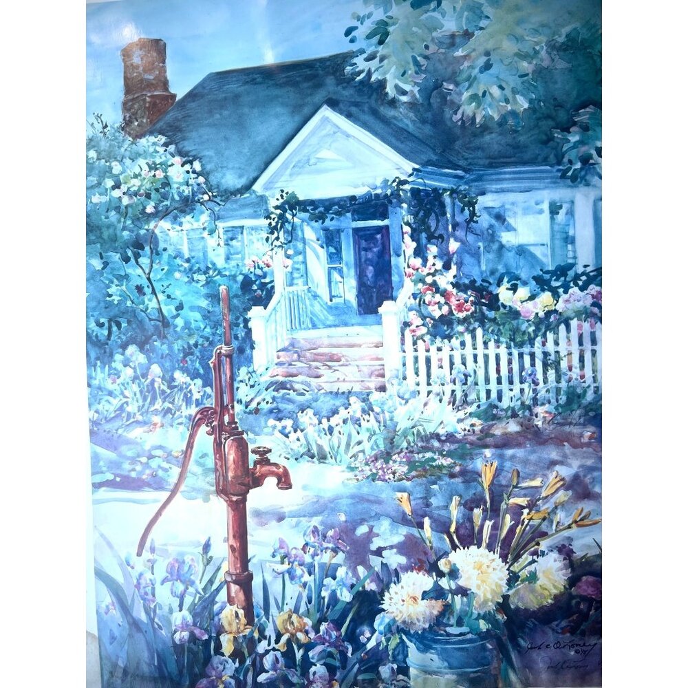 "Miracle At The Pump" By Jack E.‎ Downey L Edition Print Double Signed Numbered